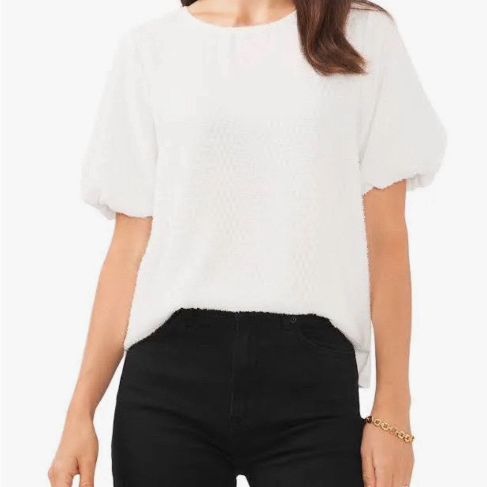 Vince Camuto Puff sleeve dressy blouse